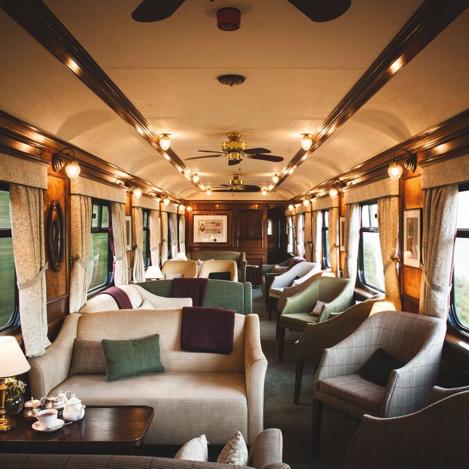 Salon Wagen Royal Scotsman | © Belmond