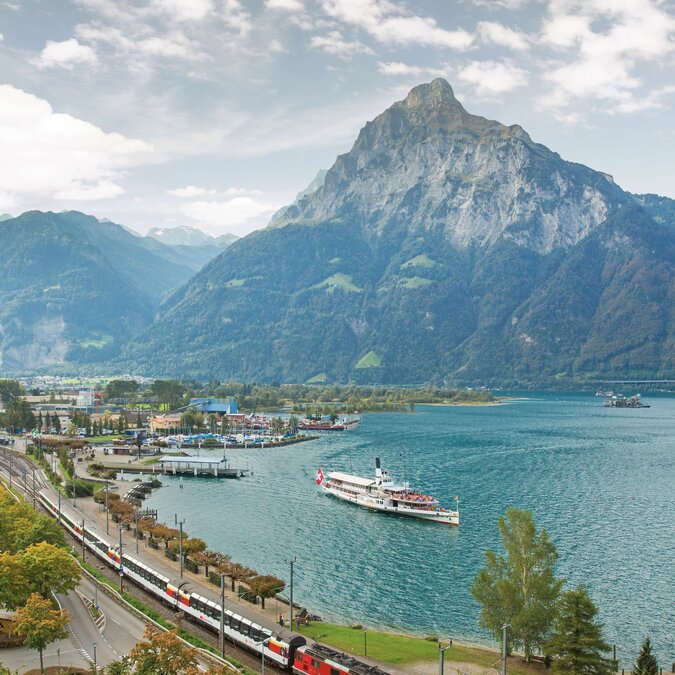 Gotthard Panorama Express à Flüelen | © SBB CFF FFS