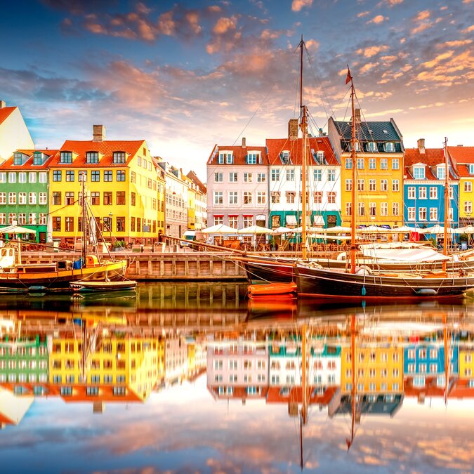Nyhavn, harbour in Copenhagen, Denmark | © Shutterstock 2451037363