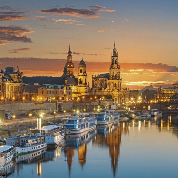 L'Elbe devant la vieille ville | © Shutterstock 670839976