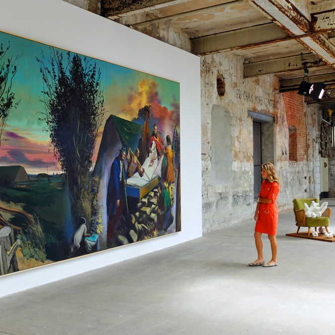 Art exhibition in an old cotton factory | © TMGS Wolfgang Gärtner